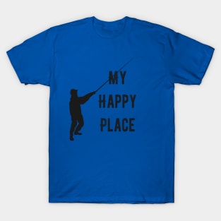 Fishing is my Happy Place T-Shirt